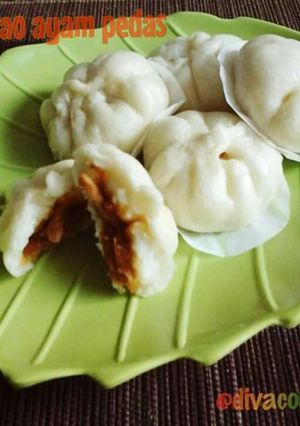 Foto resep Bakpao Ayam Pedas