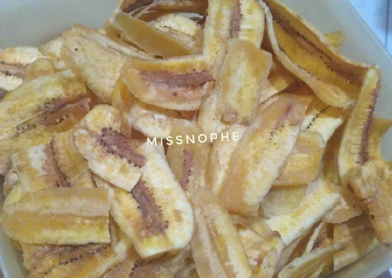 Keripik pisang kepok enak