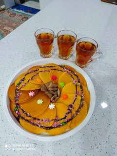 عکسی از دستور 💛پنکیک زعفرانی💛