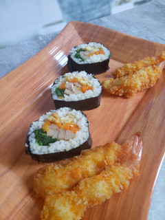 Foto resep Kimbab sederhana/Gimbab/Nasi gulung Korea