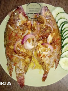 Gashashen kifi ainihin hoton girkin