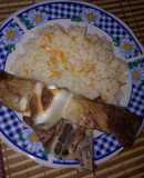 Arroz con zanahoria y nabo