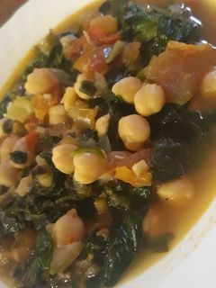 Una foto de Guiso de garbanzos