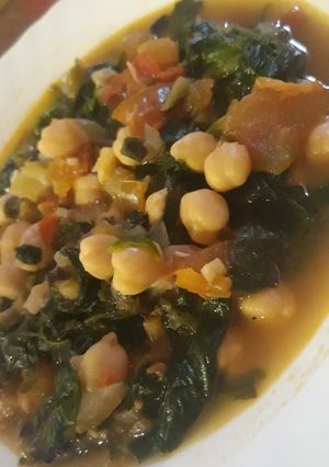 Una foto de Guiso de garbanzos