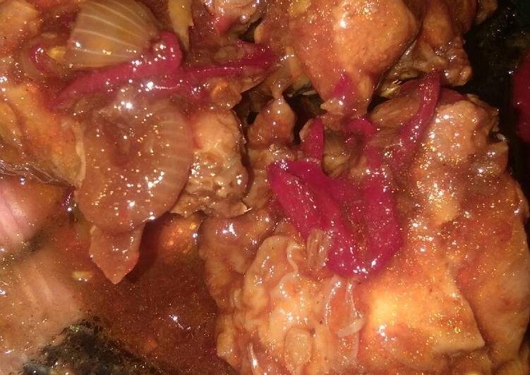 Langkah Mudah untuk Menyiapkan 🍁 04. Ayam goreng saos tiram pedasss yang Bikin Ngiler