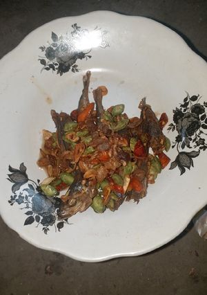 Foto resep Ikan asin goreng with dkk