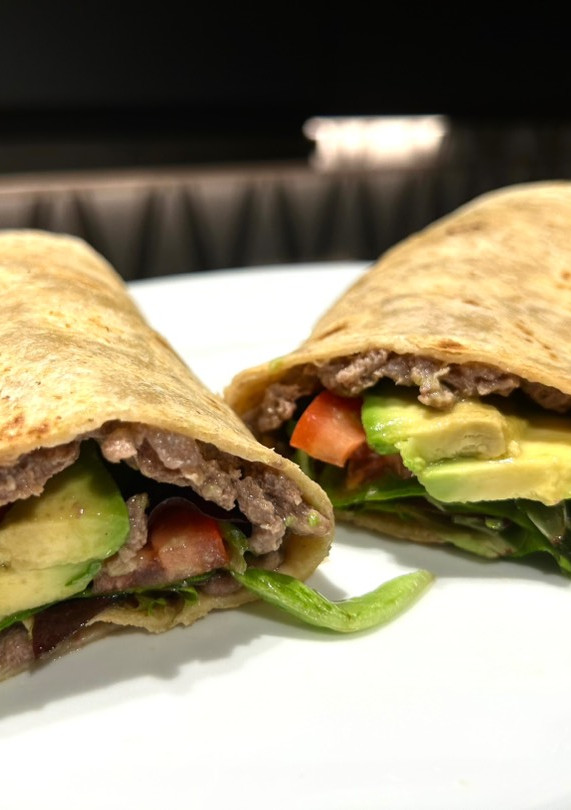 Una foto de Taco-burger healthy 🌮