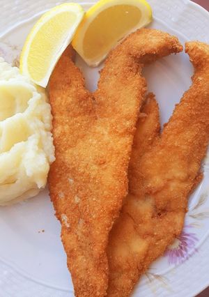 Una foto de Milanesas de merluza