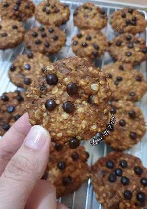 Foto resep Crunchy Oatmeal Chocochip Cookies