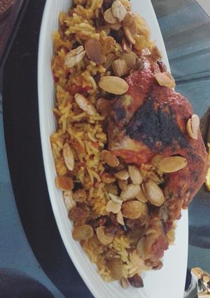 صورة لوصفة كبسة دجاج