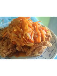 Foto resep Ayam Goreng Tepung Asam Manis