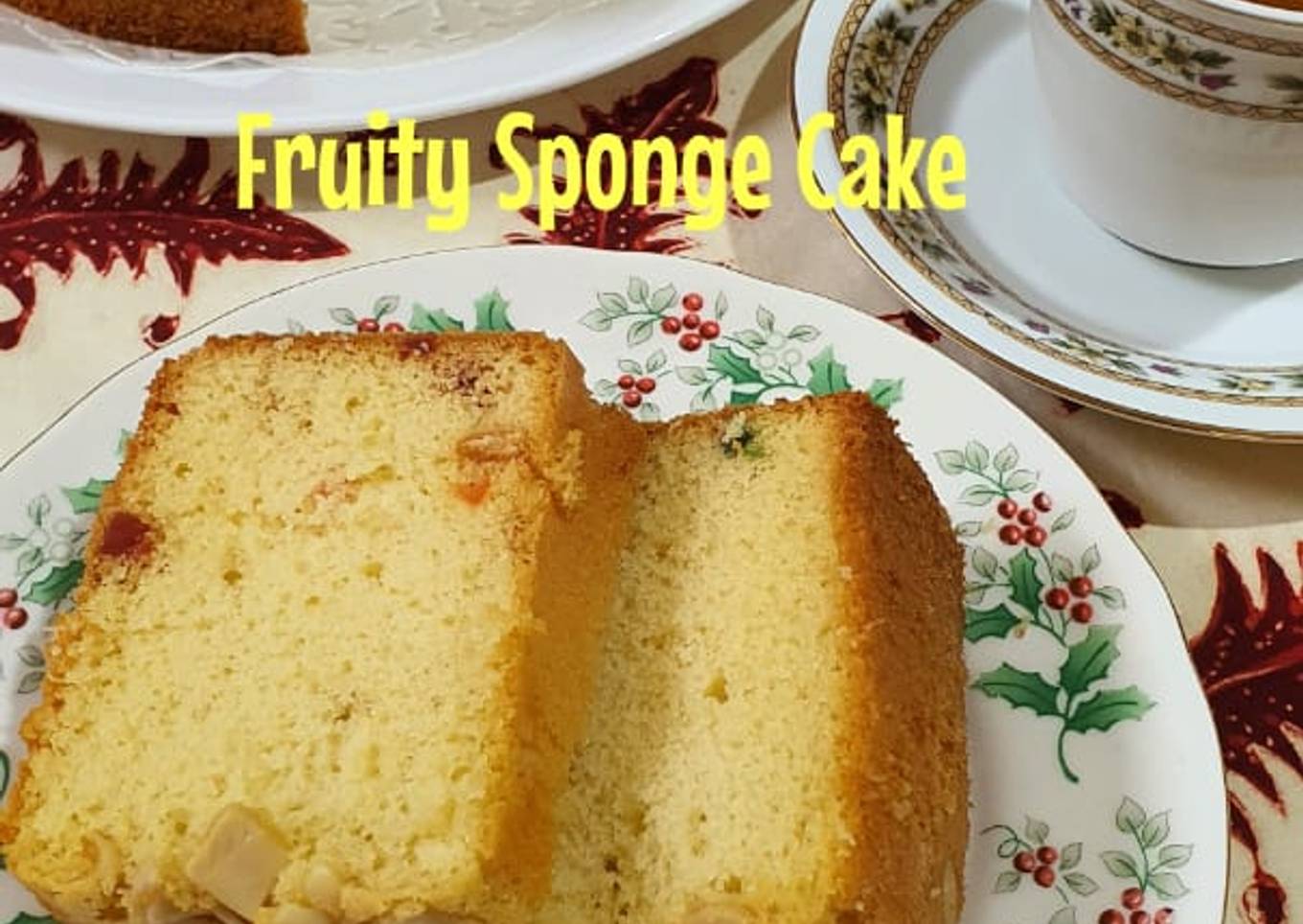 Fruity Sponge Cake