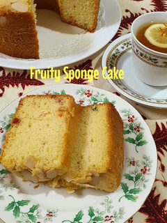 Foto resep Fruity Sponge Cake