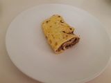 Omlet isi kacang hitam