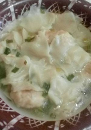 Foto resep Pangsit Rebus Ayam