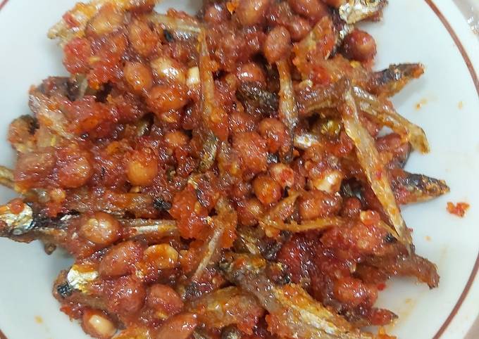 Cara bikin Teri Kacang Balado Cara bikin Teri Kacang Balado