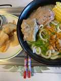 Snakehead Fish Fillet and Squash Blossom Noodle Soup
