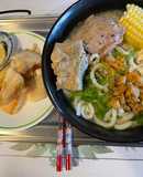 Noodles soup cá lóc fillet và bông bí