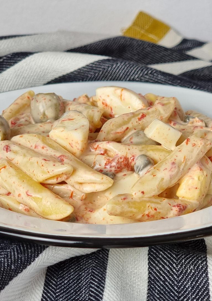 Una foto de Macarrones veraniegos