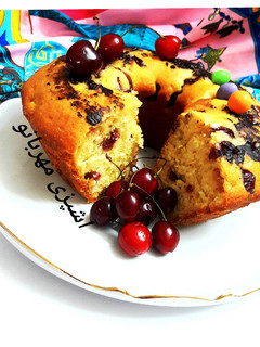 عکسی از دستور کیک گیلاس