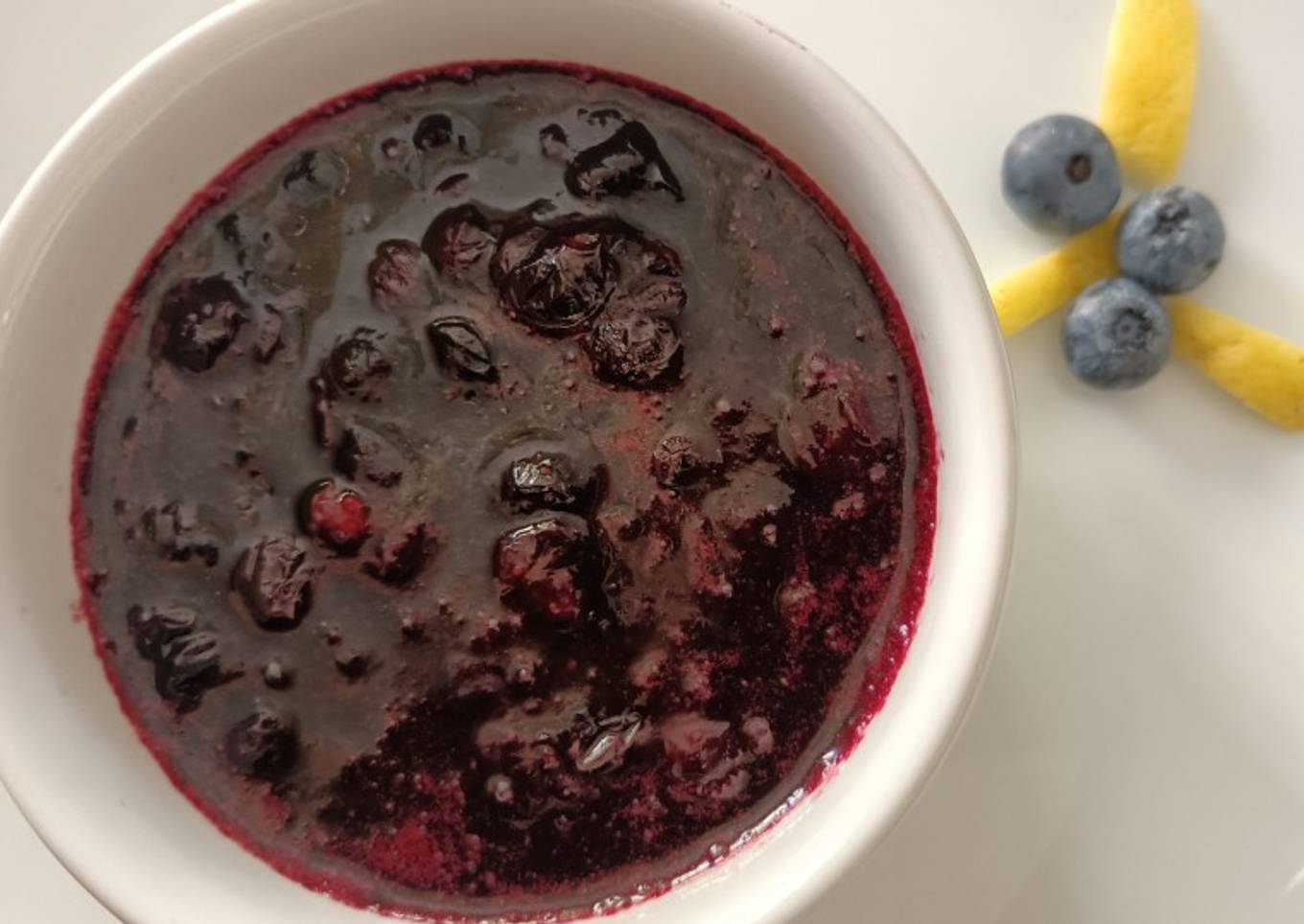 Blueberry compote