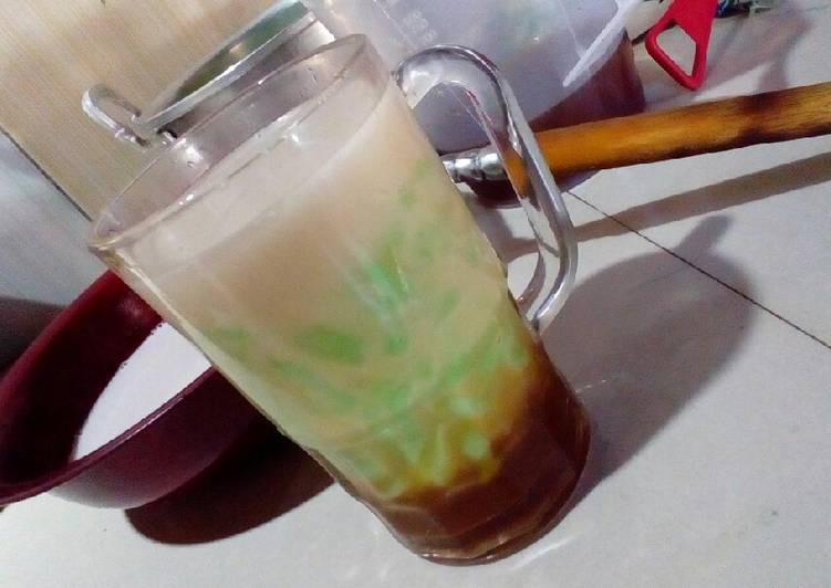 Resep Dawet cendol home made Anti Gagal