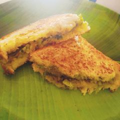 A picture of Palak Mint Sandwich - Palak Mint a refreshing coolant in Summer.