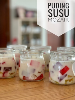 Foto resep Puding Susu Mozaik