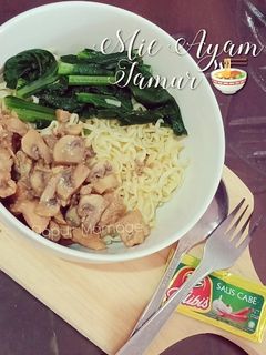 Foto resep Mie Ayam Jamur ala mamage