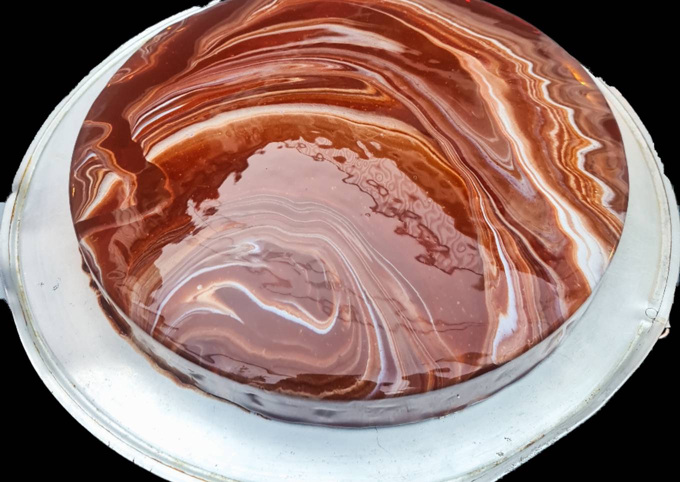 Tarta de tiramisú con cobertura marmolada 30 / 24 / 20 cm
