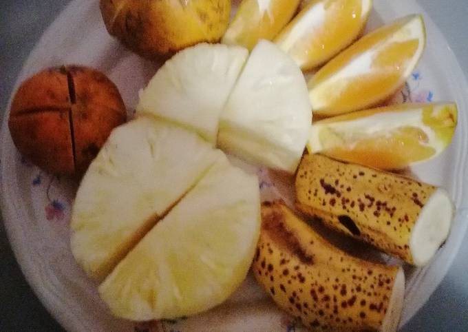 Simple Way to Make Quick #photographchalleng mixed fruits