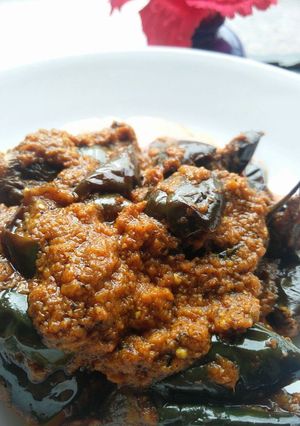 A picture of Brinjal Masala.