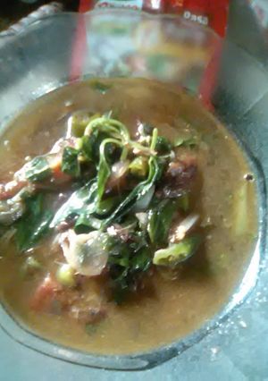 Foto resep Tumis ikan asin peda kuah surawung (kemangi)