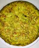 Tortilla de espárragos verdes y patatas