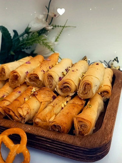 عکسی از دستور باقلوا با خمیر یوفکا Baklava with Yufka dough