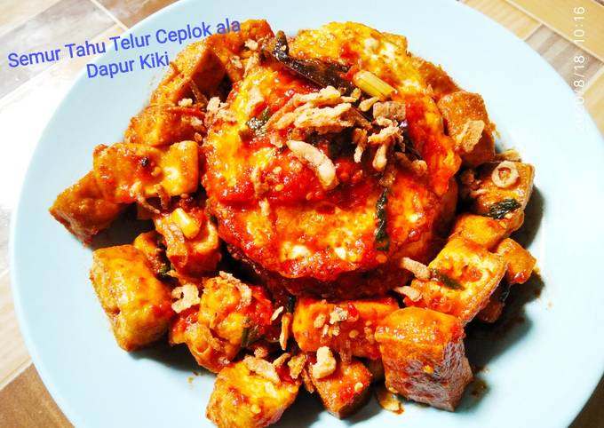 Semur Tahu Telur Ceplok