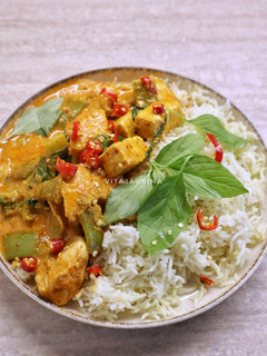 Foto resep Red Thai Curry Chicken