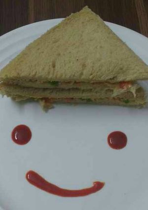 A picture of Vegetable Sandwich.