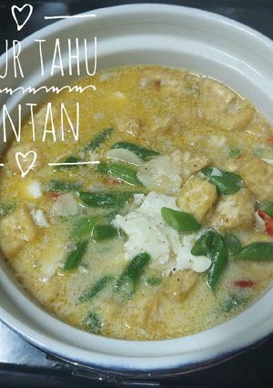 Foto resep Sayur tahu Telur santan gurih