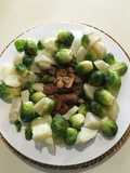 Vegetales y Salchichas de Pavo Saludable