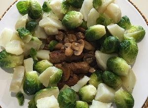 Una foto de Vegetales y Salchichas de Pavo Saludable