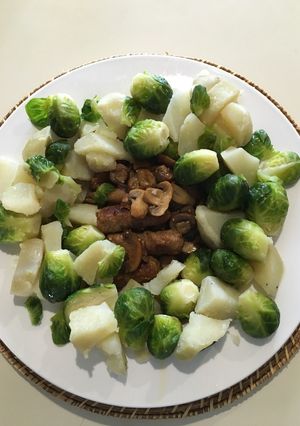 Una foto de Vegetales y Salchichas de Pavo Saludable