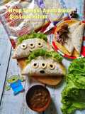 Wrap Tampal Ayam Bakar Sos Lada Hitam Monster
