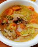 Sopa de menudos de Pollo y Vegetales