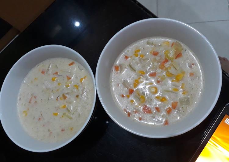 Langkah Mudah untuk Membuat Cream Soup ala momo😍 Anti Gagal