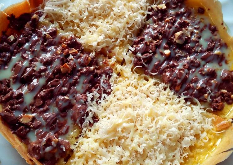 Martabak keju silverqueen