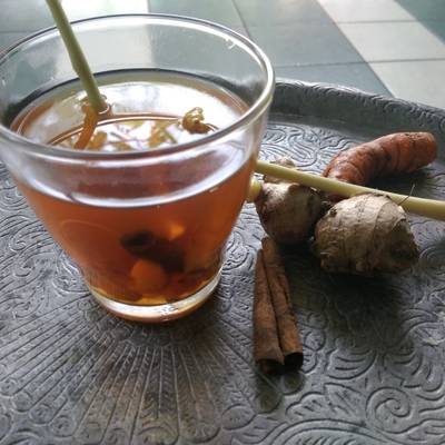 Resep Wedang Skkj Serai Kunyit Kayu Manis Jahe Betty Asmo  Resep Wedang Skkj Serai Kunyit Kayu Manis Jahe Betty Asmo