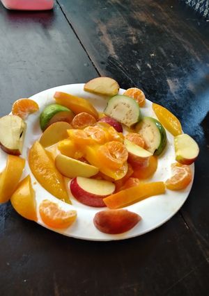 Una foto de Plató de frutas