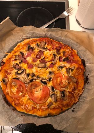 Una foto de Pizza casera