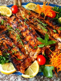 صورة لوصفة سمك مشوي 🐟🐟